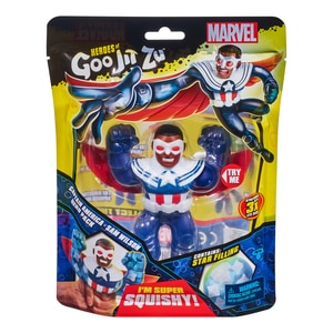 Figurina Goo Jit Zu Marvel Captain Sam Wilson 12 cm, Goj 41367-41371