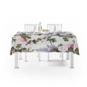 Fata de masa Pink Rose, poliester, 160 x 230 cm, multicolor