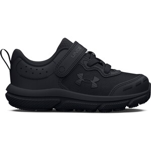 Pantofi sport copii Under Armour Assert 10 AC TD 'Triple Black', Negru, 26