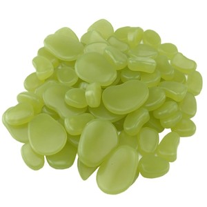 Pietricele fosforescente decorative glow verde deschis, PROCART, decor exterior si interior, 500 g
