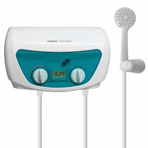 Incalzitor instant de apa electric, pentru dus, 3 trepte incalzire, afisaj electronic, 300 x 180 x 110 mm