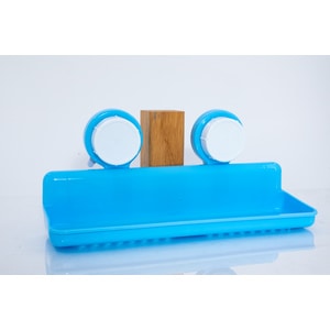 Etajera Baie Trendy'S,  Cu Ventuze ,Albastru