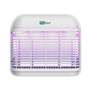 Aparat profesional anti-insecte LED UV 8W, ProCart, suprafata 100 mp, alimentare retea, alb