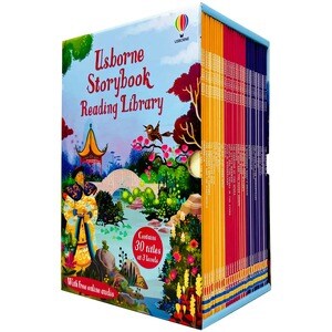 Set 30 de carti pentru copii, Usborne, Storybook Reading Library, 5+ ani