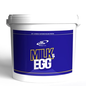 Proteine din lapte si albus de ou, Milk&Egg Capsuni 4000g