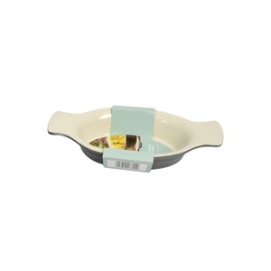 Tava pentru cuptor BergHoff, stone, din ceramica, ovala, gri/crem, 24.5 x 12 cm