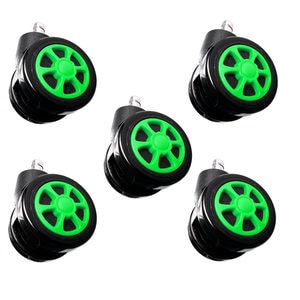 Role gumate 60mm, verde negru, pentru scaun de gaming