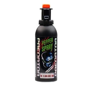 Spray cu piper IdeallStore Predator Defense, jet, auto-aparare, 330 ml, negru