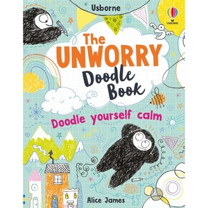 Carte pentru copii, Usborne, The Unworry Doodle Book, 8+ ani