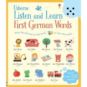 Carte pentru copii, Usborne, Listen and Learn First German Words, 2+ ani