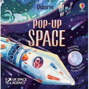 Carte pentru copii, Usborne, Pop-Up Space, 5+ ani