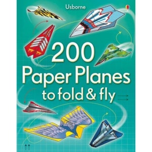 Carte pentru copii, Usborne, 200 Paper Planes to fold & fly, 6+ ani