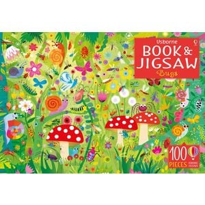 Carte pentru copii, Usborne, Usborne Book and Jigsaw Bugs, 6+ ani