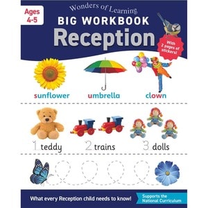 Carte cu activitati, North Parade Publishing, Wonders of Learning BIG Workbook - Reception, 4+ ani