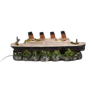 Decor Acvariu Laroy Vapor Titanic Cu Piatra De Aer 39x11x17 cm 234/237601