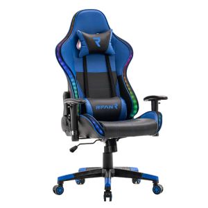 Scaun de gaming, Immersion Chairs, Boc-778, Albastru/Negru