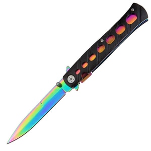 Briceag de buzunar IdeallStore, Rainbow Destiny, 22.5 cm, otel inoxidabil, multicolor