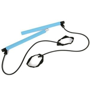 Benzi elastice fitness pilates yoga, albastru, buz