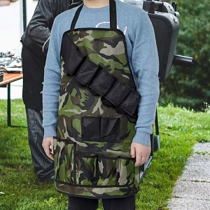 Sort pentru gratar, Mindblower, Soldatul gratarului, BBQ, marime universala, suport pentru bauturi si sosuri