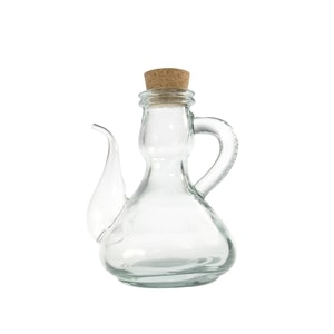 Recipient pentru ulei cu dop din pluta, sticla reciclata, 250 ml            