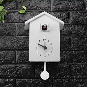 Ceas de perete, Planet Fun, Tick-Tock Cuckoo, cu cuc, alb
