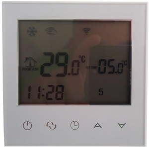 Termostat controlat prin internet de pe telefon programabil ElectricSun 16AT pe fir