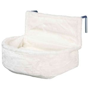 Sezlong Calorifer Pentru Pisici, Trixie 45x13x33 cm, pana la 5 kg, Alb, 43140