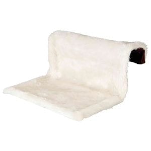 Sezlong Calorifer Pentru Pisici, Trixie 45x26x31 cm, pana la 5 kg, Crem/Maro, 43141
