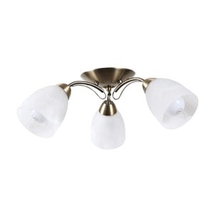 Lustra Decorativa interior, 3xE27, Alama si Alb, 60W, 43 x 19 cm