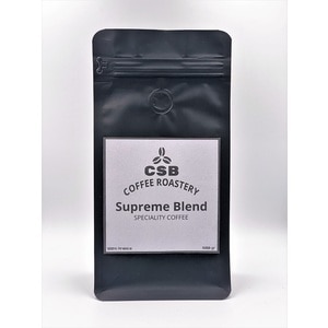 Cafea boabe de specialitate proaspat prajita, CSB Coffee Roastery, Supreme Blend, 500 gr 