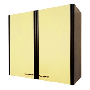 Dulap bucatarie Sorento, PAL, 80 x 32 x 72 cm, galben-wenge