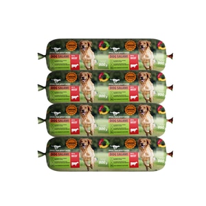 4 x Salam pentru caini MIKAN, vita, 800g