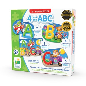 Puzzle 4 in 1 The Learning Journey - My First Puzzles, Abc, lb. engleza, 2/4/6/8 piese