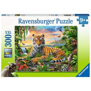 Puzzle Ravensburger XXL - Tigru la rasarit, 300 piese