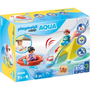 Playmobil 1.2.3 Aqua - Balansoar de apa si barcuta