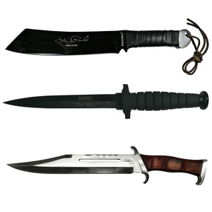 Set macete IdeallStore, Rambo Style, editie de colectie, otel, multicolor