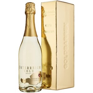  Spumant cu Foita de Aur 23 K Alimentar - Osterreich Gold - 200 ml , 9,5% 
