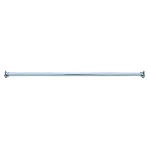 Bara perdea dus, extensibila, 75-135 cm, crom