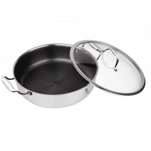 Cratita Cu Capac, 6.1 Litri, Otel Inoxidabil, Berlinger Haus, 28 Cm, Silver Eternal Collection, Bh 7446