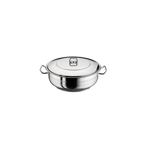 Cratita Cu Capac Inox, 17.5 Litri, Arian, Otel Inoxidabil, 40 Cm