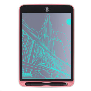 Tableta LCD pentru scris si desenat copii DacEnergy,cu buton stergere automata, 10 inch, culoare roz