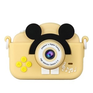 Camera foto/video pentru copii DacEnergy, ecran LCD de 2.0 inch, 5 jocuri, rezolutie foto 2MP, video 1080P Full HD, filtru creativ, culoare bej