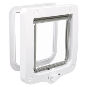 Usa Batanta Pentru Pisici, Trixie 2-Way, 20x22 cm, Alb, 44201