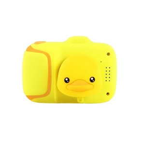 Camera foto/video pentru copii DacEnergy, model ratusca, ecran IPS de 2 inch, jocuri, filtre creative, culoare galben