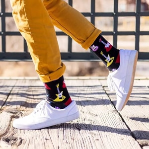Sosete amuzante, Planet Fun, pentru rockeri, Rock out, Socks out