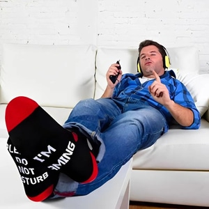 Sosete amuzante, Planet Fun, pentru gameri, Please do not disturb