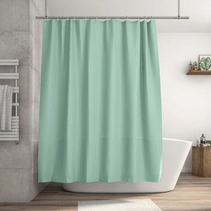 Perdea dus Essential Verde Deschis, din poliester, 180 x 200 cm