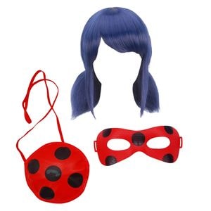 Set trei accesorii pentru costum IdeallStore, Buburuza, marime universala, rosu