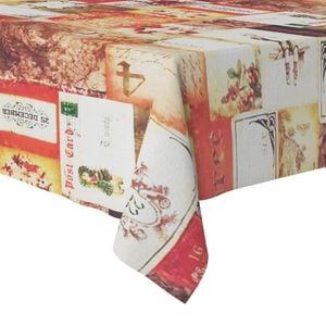 Fata de masa, model de Craciun, Calendar, Multicolor - 140x220 cm