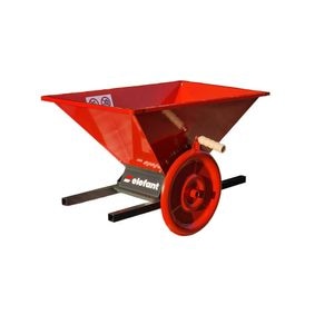 Zdrobitor manual de struguri, Elefant MGC-1, cuva 55 litri, 350 Kg/h, tamburi aluminiu